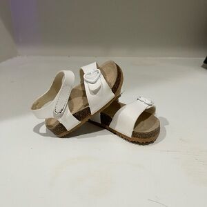 White Kids Sandals